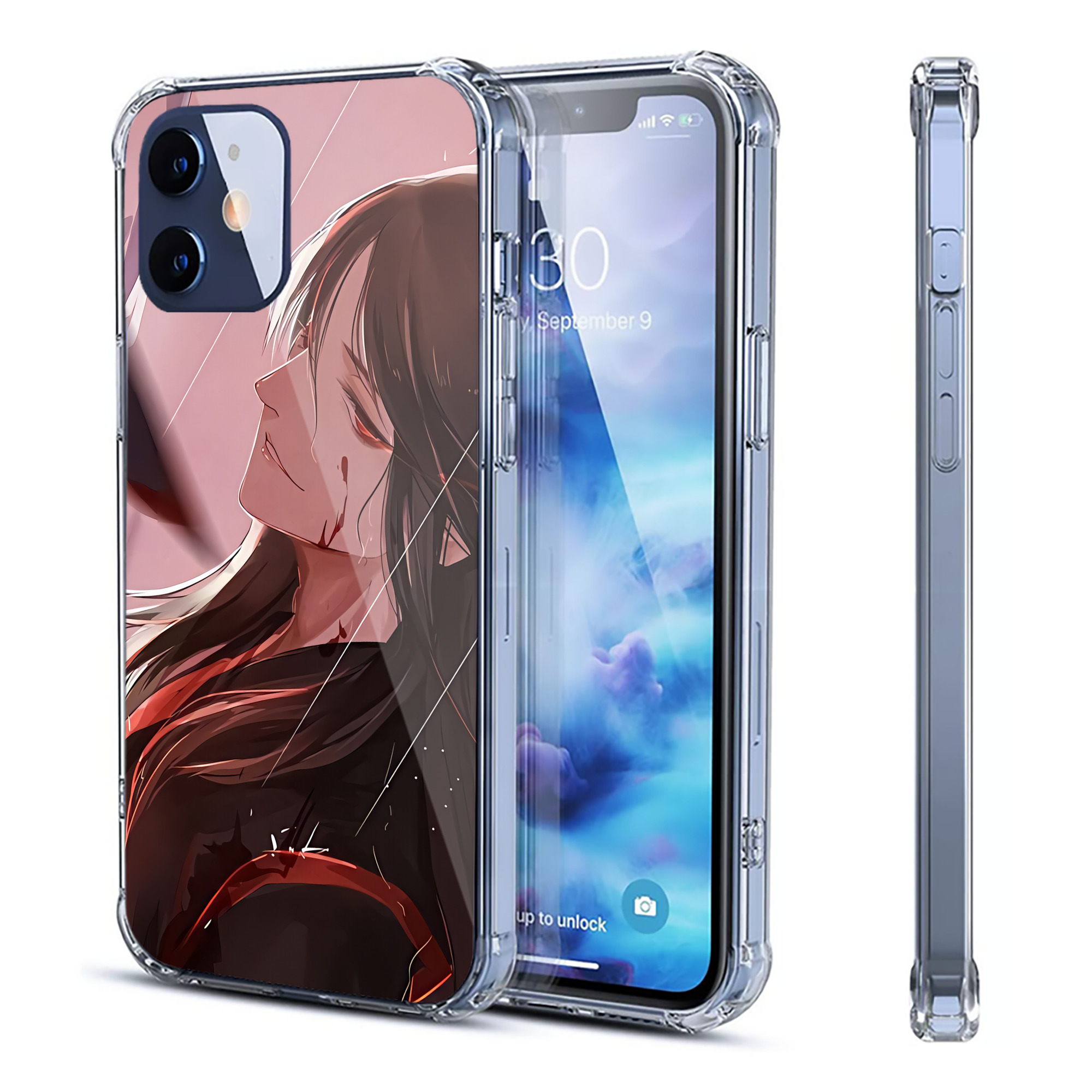 （画像用） 刀剣乱舞 Touken Ranbu 【iPhone 12シリーズ対応】透明スマホケース（クリアソフトケース）